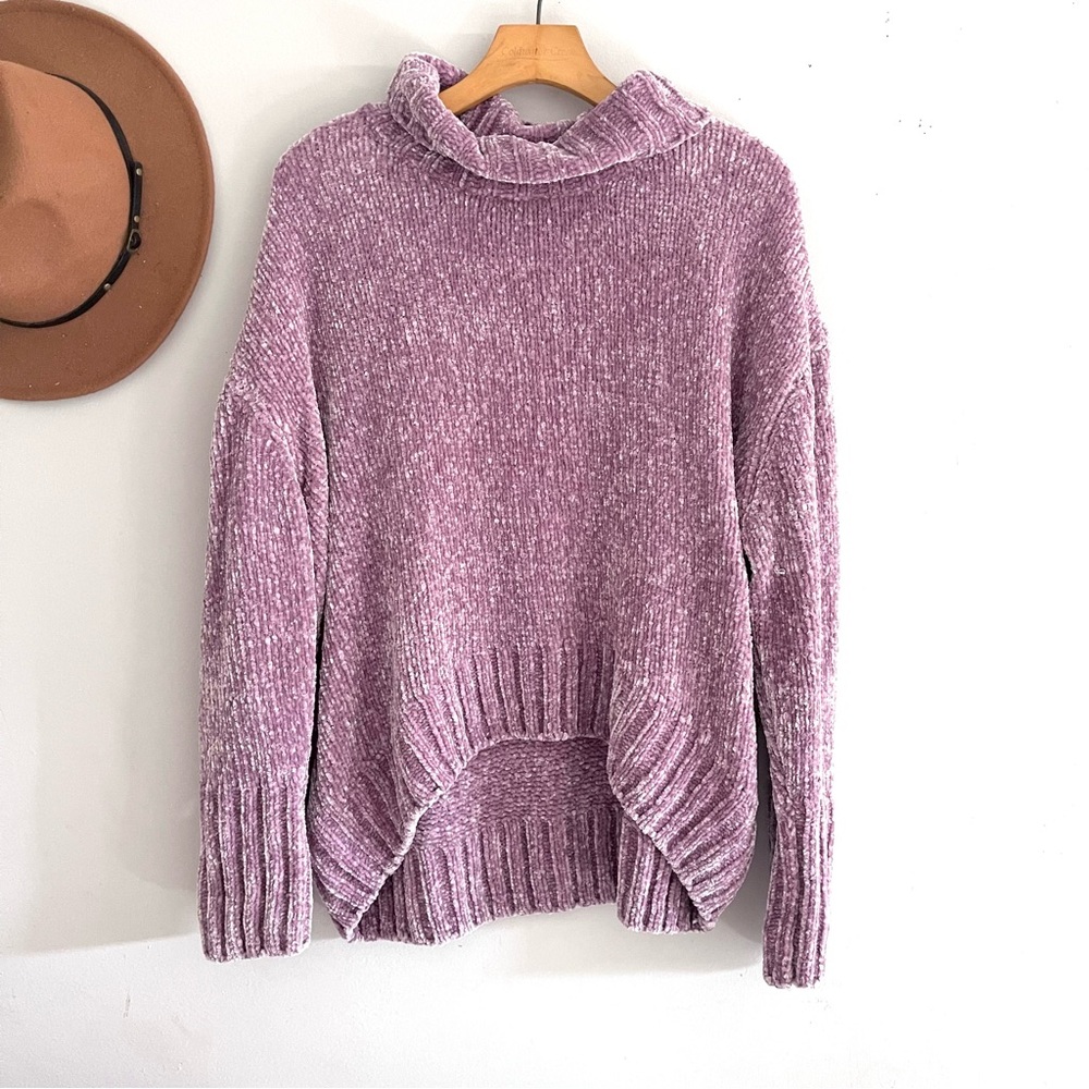 Cynthia Lavender Soft Sweater, Large Spring Festival Pullover